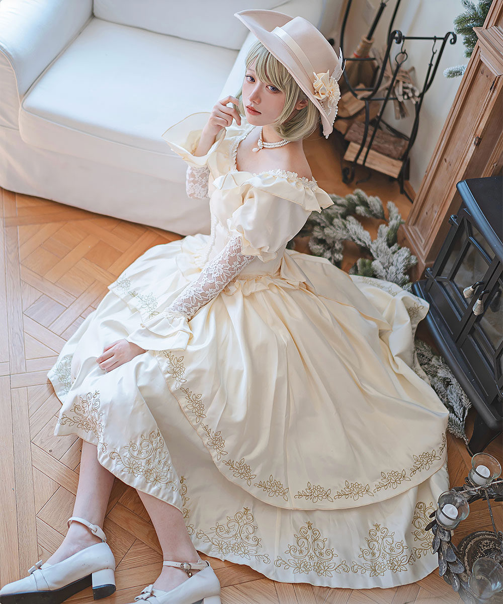 Anime Cosplay Lolita - Kostum Cosplay Project SEKAI Nene Kusanagi