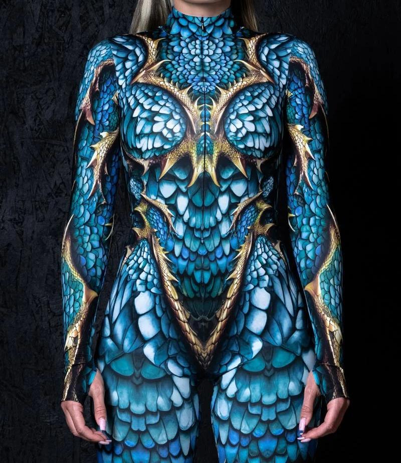Anime Cosplay Armor - Wanita CyberPunk Naga Gothic Setan Monster