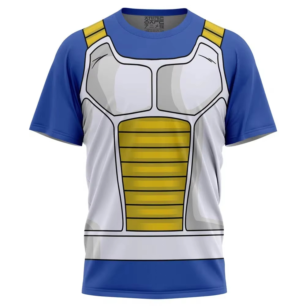 Dragon Ball Saiyan Armor - Kaos Oblong 3D Print Vegeta Saiyan