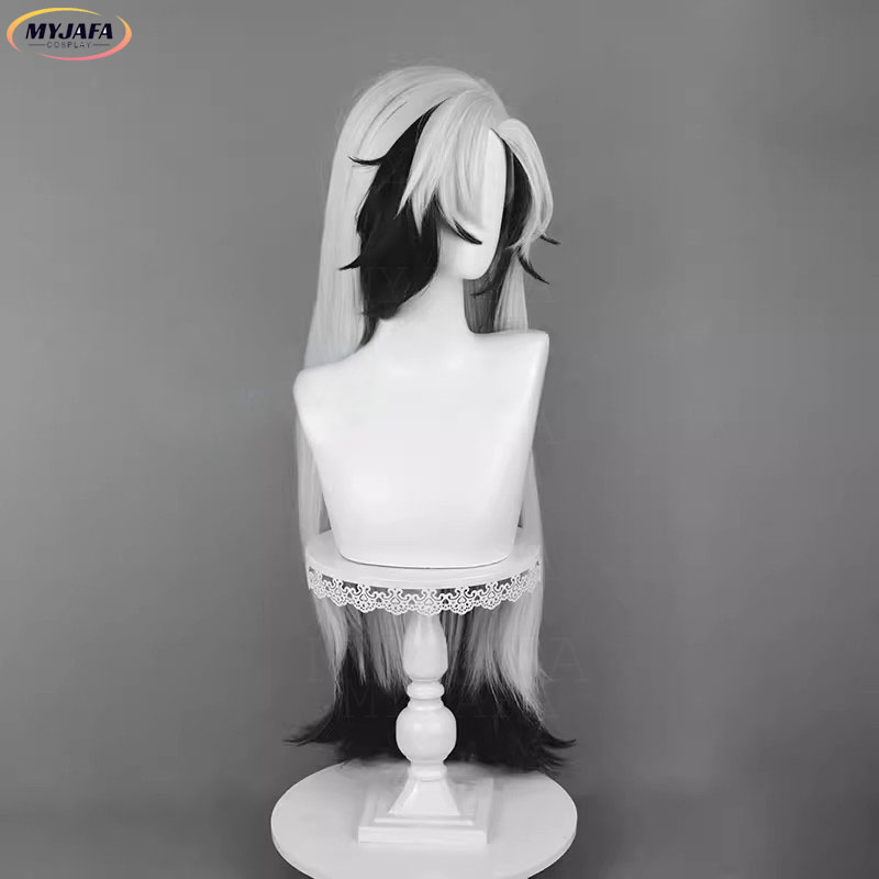 Anime Cosplay Long Black Hair - Wig Cosplay Boothill Kualitas Tinggi Game