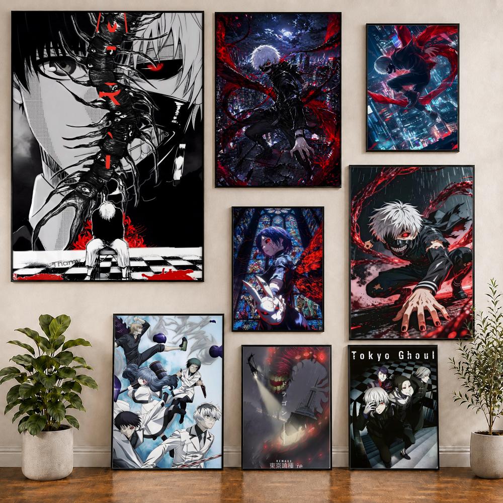 Tokyo Ghoul Mask - Poster Anime Tokyo Ghoul Ken Kaneki