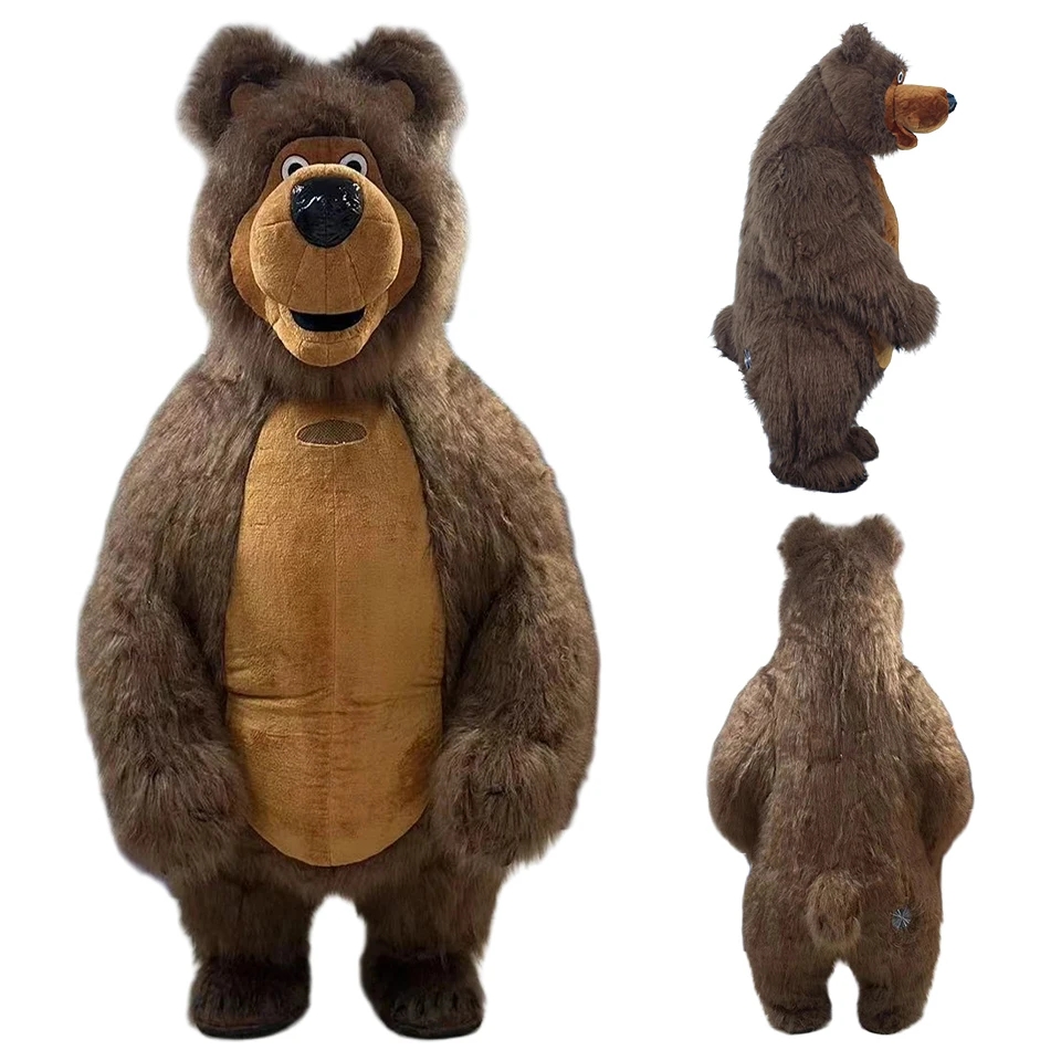 Anime Doll Cosplay - Kostum Maskot Beruang Coklat Beruang Teddy