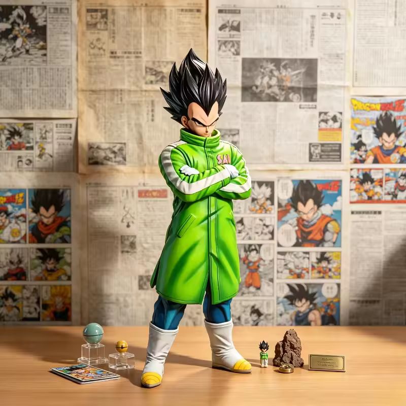 Dragon Ball Saiyan Armor - Figur Vegeta dalam Kostum Salju Super