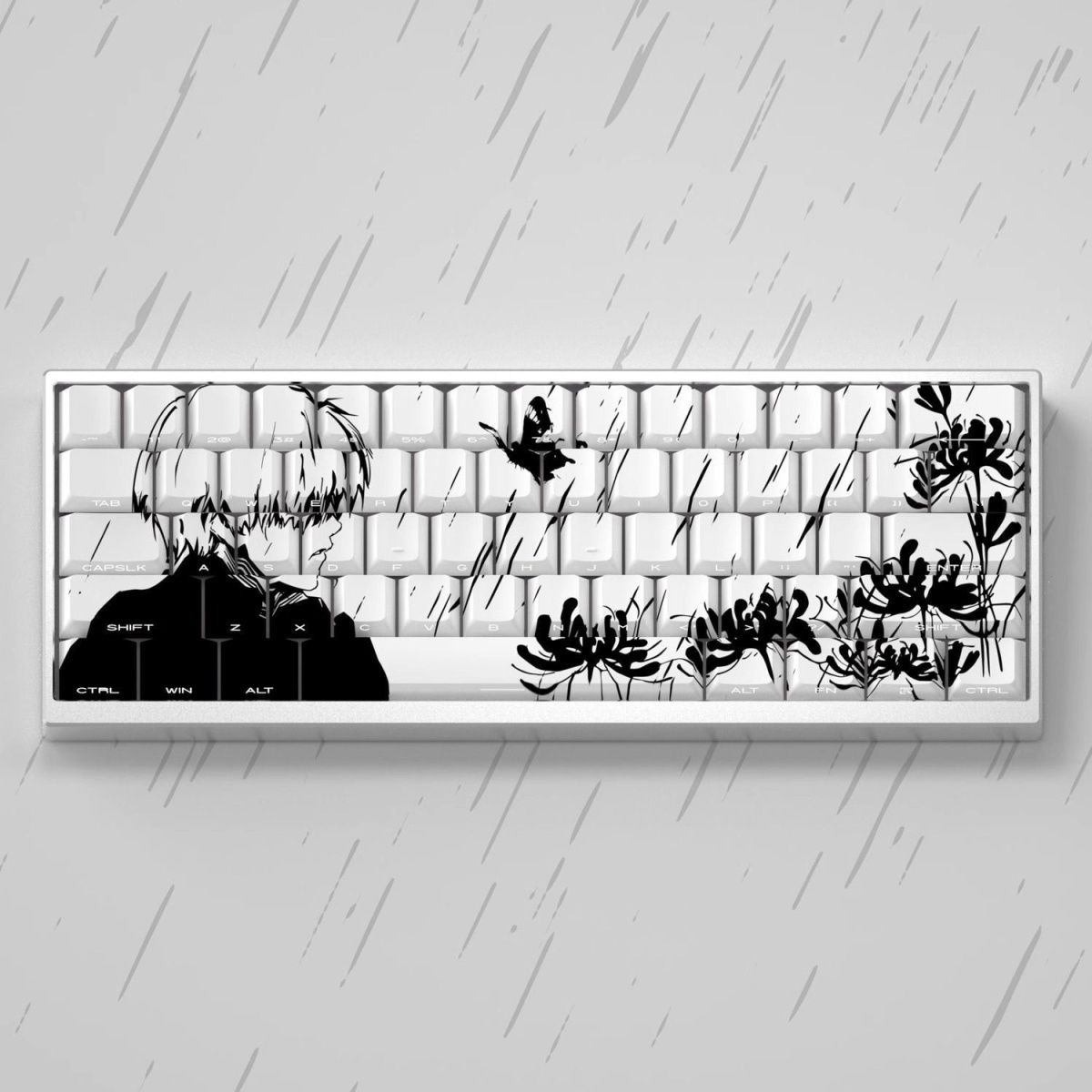 Tokyo Ghoul Mask - 130 Keycap Tema Kaneki Ken Tutup