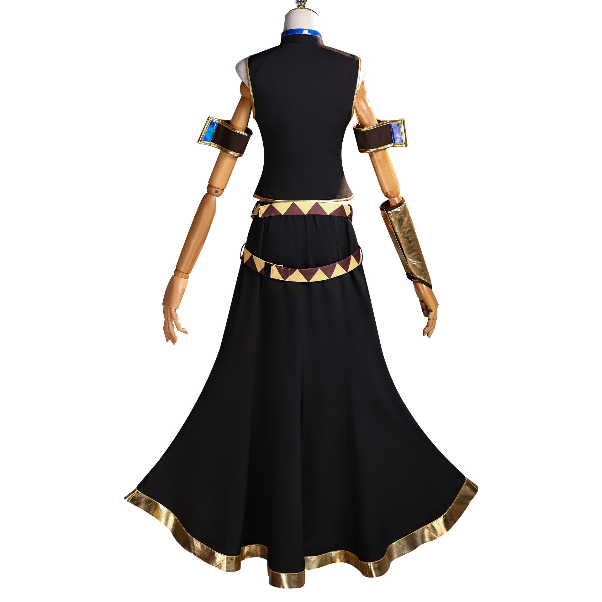 Kostum Cosplay Vocaloid—Gaun P - Anime Cosplay Long Black Hair ulasan dan harga