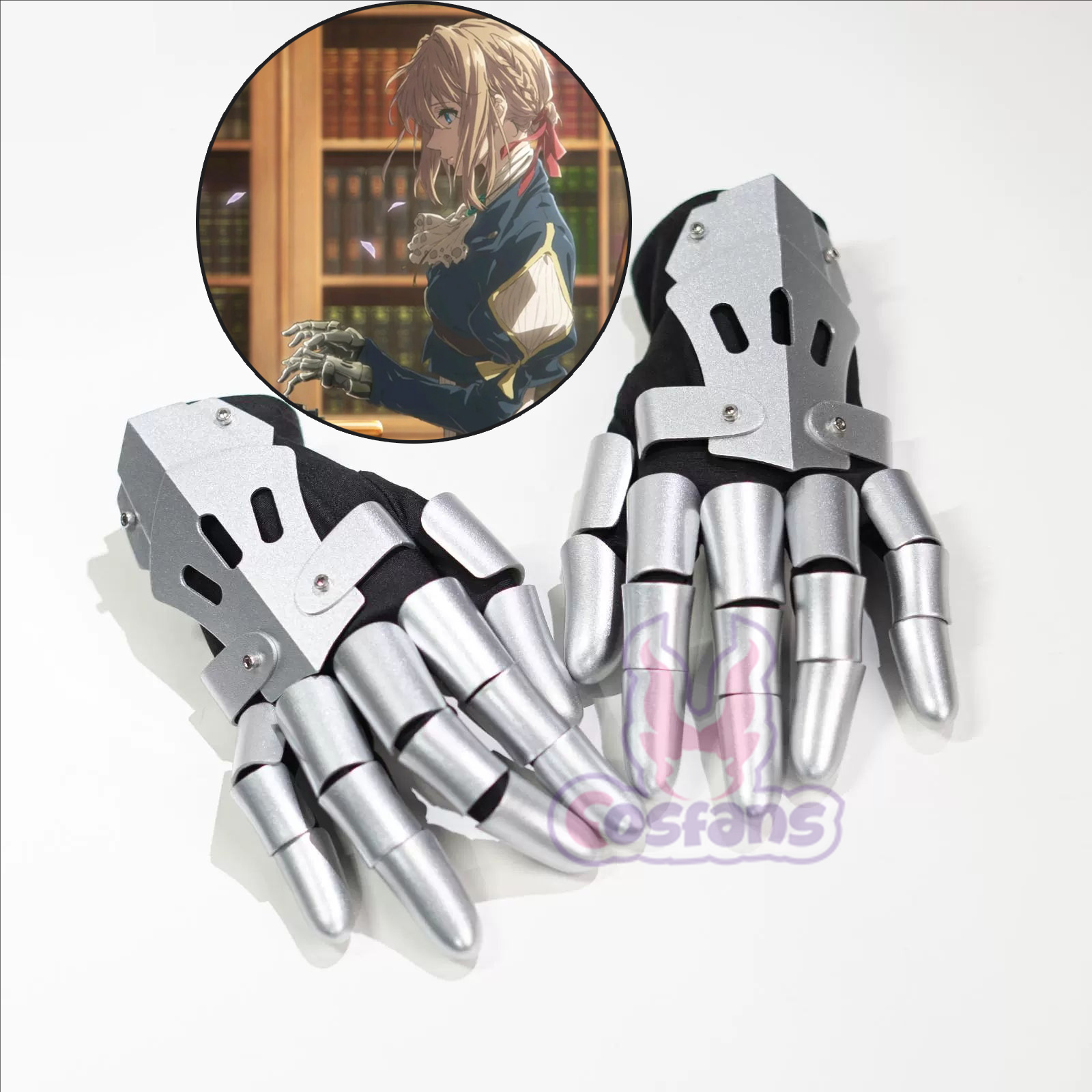 Sarung tangan Cosplay Violet k - Anime Cosplay Armor ulasan dan harga