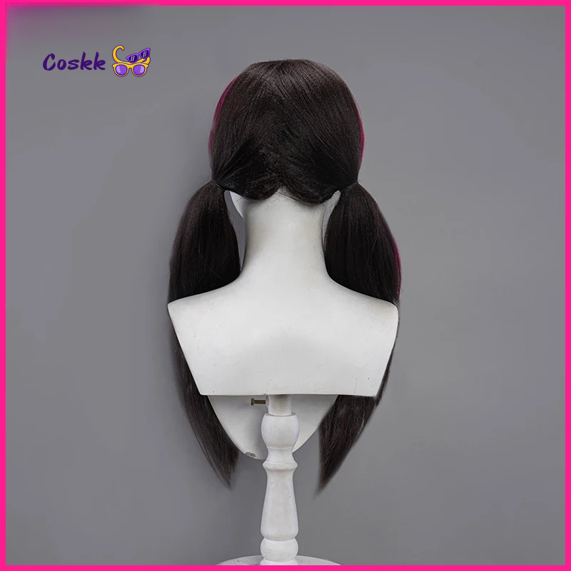 Wig Cosplay Draculauraa Rambut - Anime Cosplay Long Black Hair ulasan dan harga