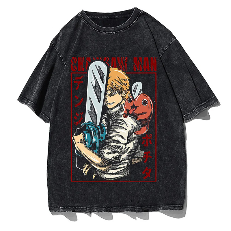 Kaos Anime Jepang Chainsaw Man - Chainsaw Man Cosplay ulasan dan harga