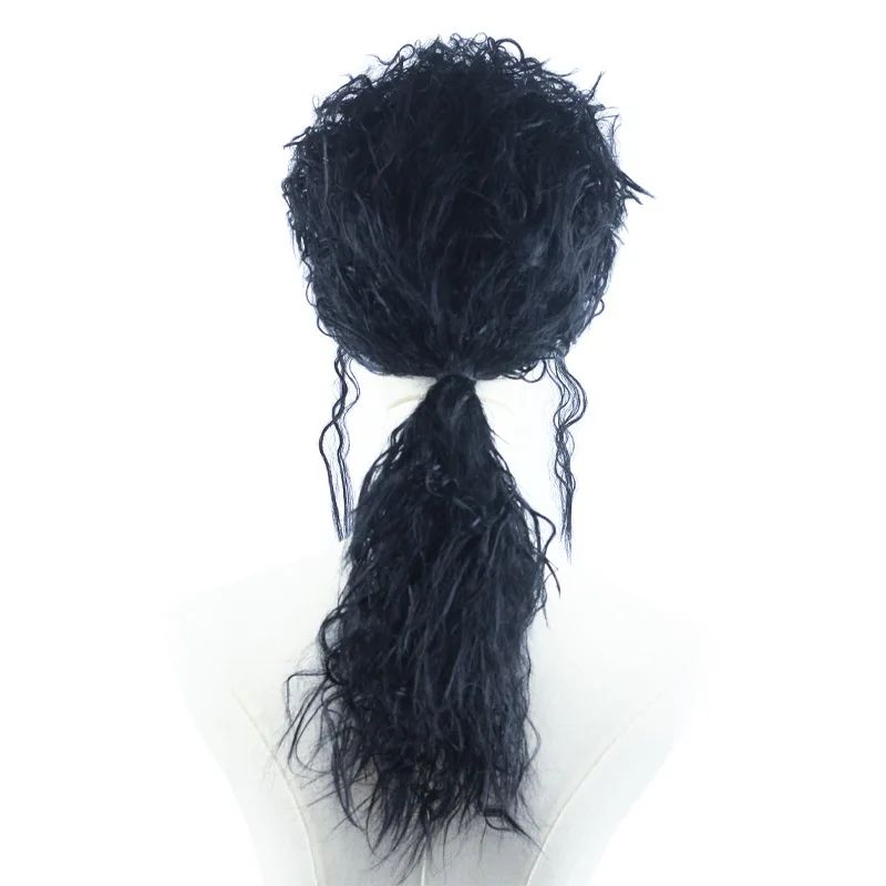 Wig Hitam Cosplay MJ Michael J - Anime Cosplay Long Black Hair ulasan dan harga