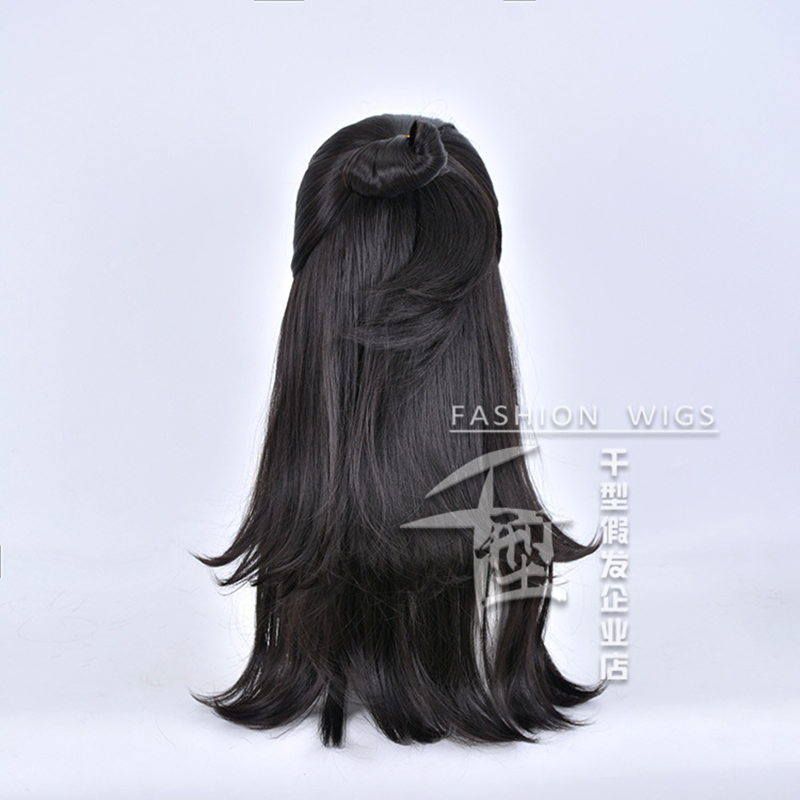Wig Anime Jujutsu Geto Kenjaku - Anime Cosplay Long Black Hair ulasan dan harga