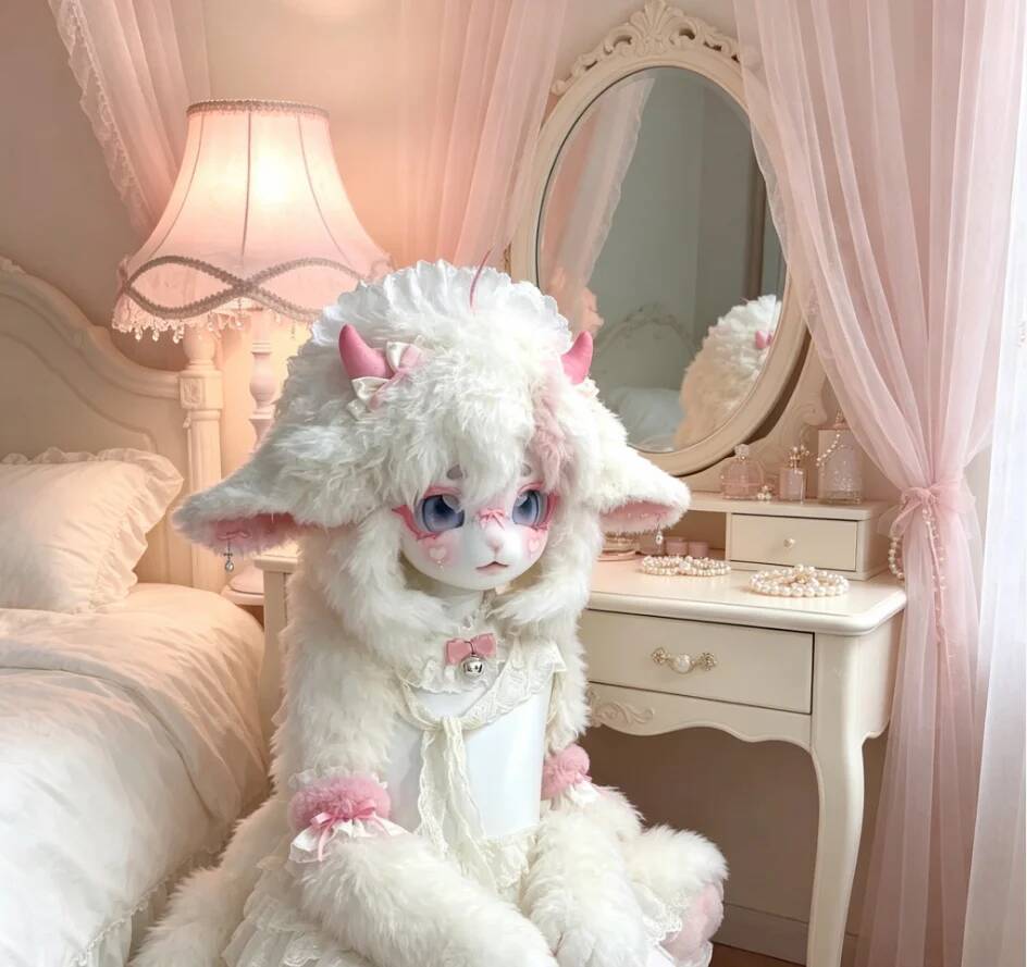 Topeng Kemono Domba Lucu Buata - Anime Cosplay Lolita ulasan dan harga