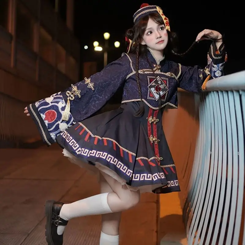 Gaun Manis Gaya Tiongkok Lolit - Anime Cosplay Lolita ulasan dan harga