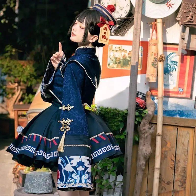 Gaun Manis Gaya Tiongkok Lolit - Anime Cosplay Lolita ulasan dan harga