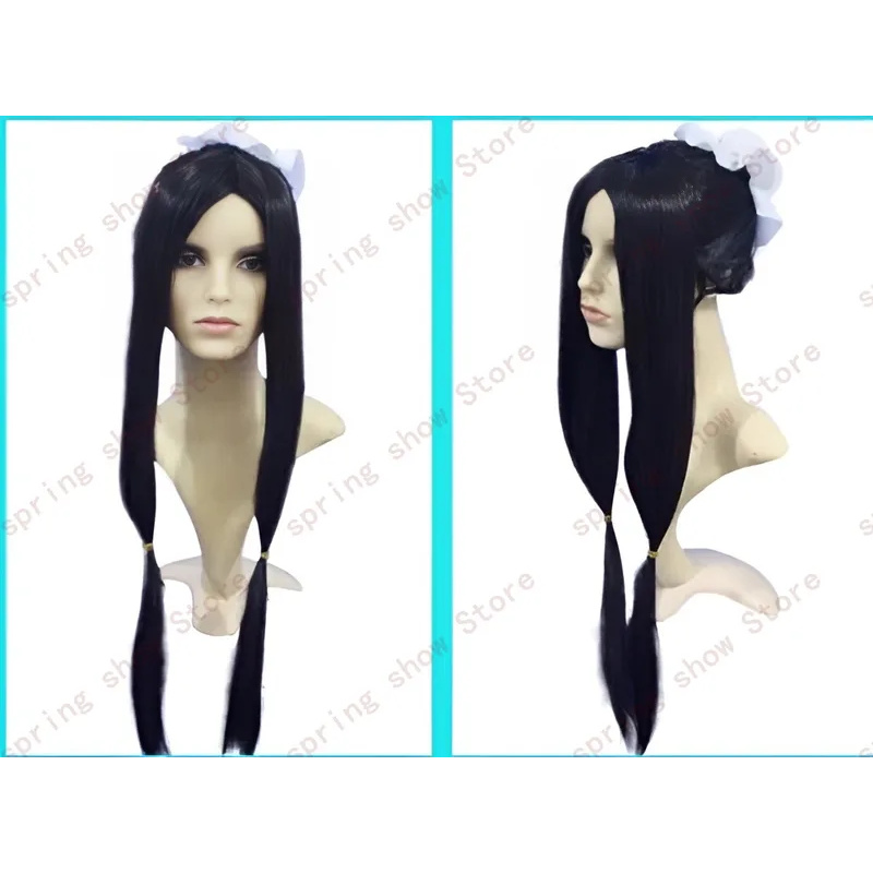 DY20JP Kostum Cosplay Anime La - Anime Cosplay Long Black Hair ulasan dan harga