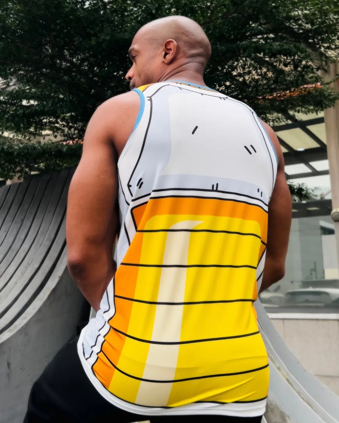 Tank Top Cosplay Vegeta Saiyan - Dragon Ball Saiyan Armor ulasan dan harga