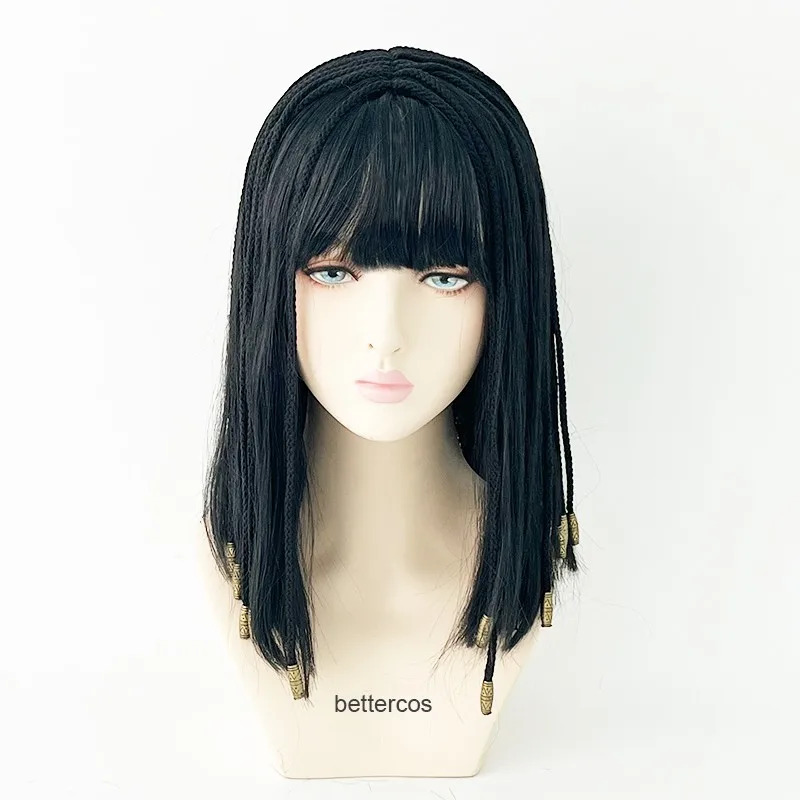 Rambut palsu Cleopatra Ratu Me - Egypt Cosplay Anime ulasan dan harga