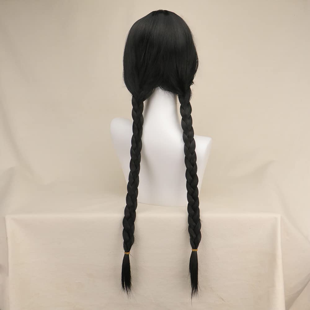 Wig Cosplay Gotik Panjang Ramb - Anime Cosplay Long Black Hair ulasan dan harga