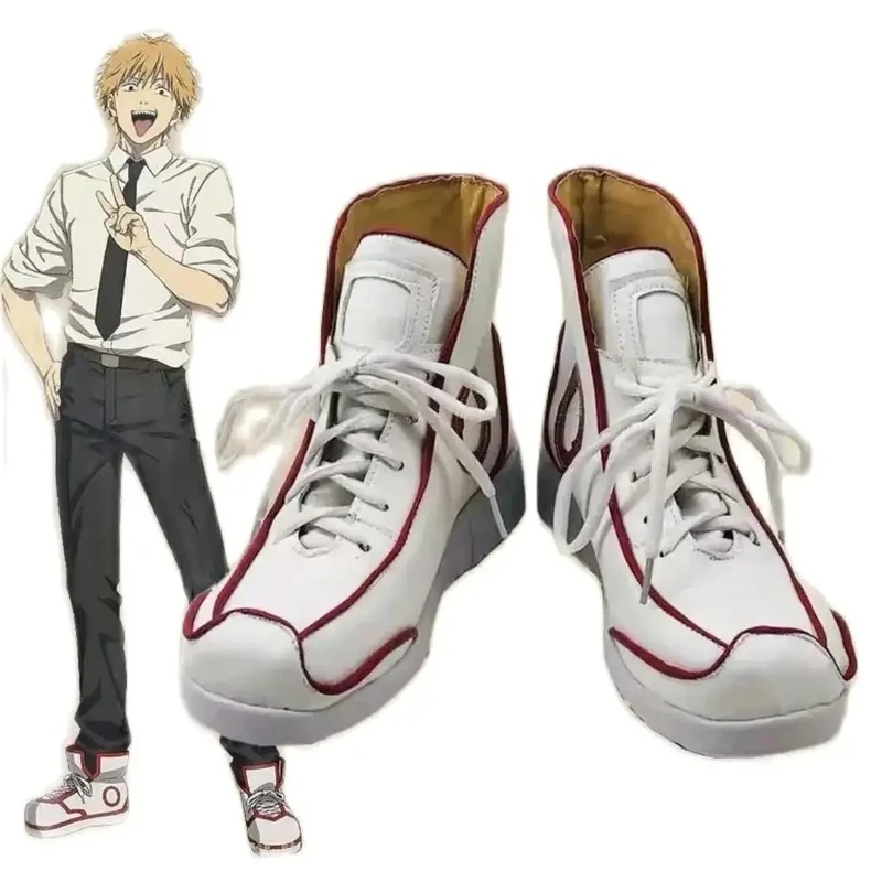 U5GG Cos Sepatu Bot Sneaker Pu - Chainsaw Man Cosplay ulasan dan harga