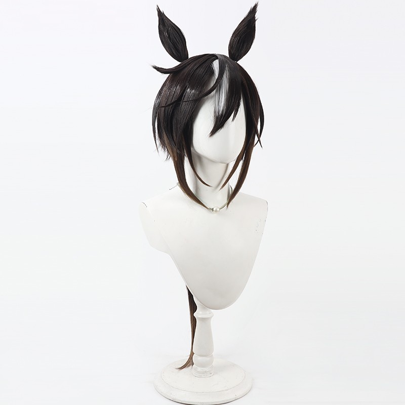 Umamusume Pretty Derby Stay Go - Anime Cosplay Long Black Hair ulasan dan harga