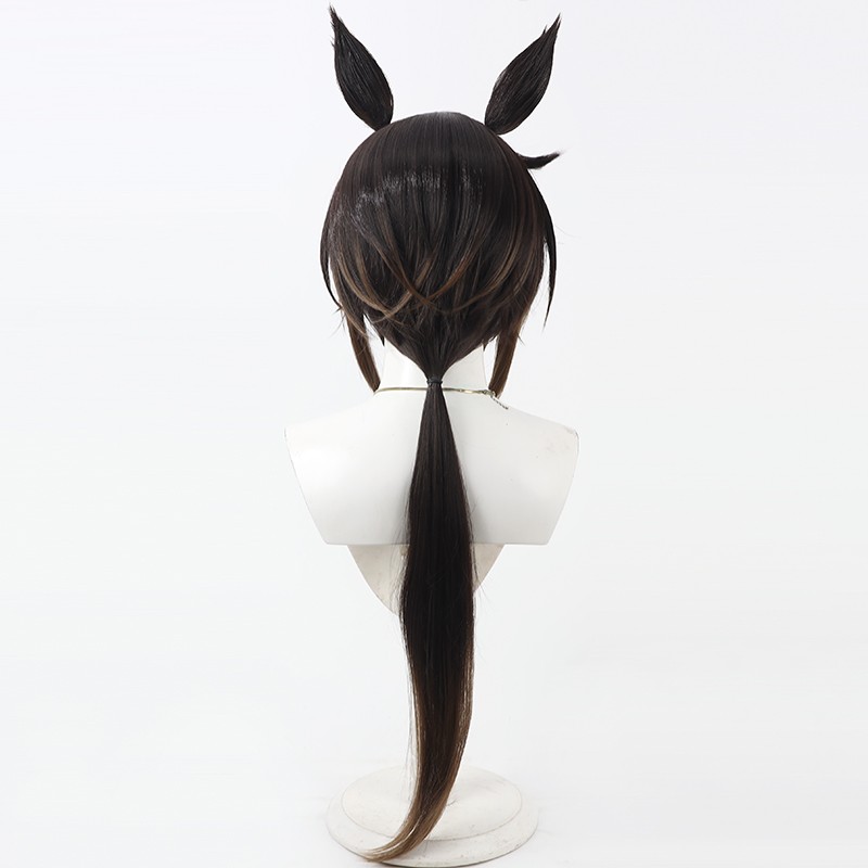 Umamusume Pretty Derby Stay Go - Anime Cosplay Long Black Hair ulasan dan harga