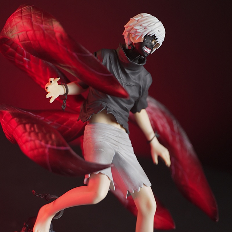 Patung tokoh masker Ken, 22cm  - Tokyo Ghoul Mask ulasan dan harga