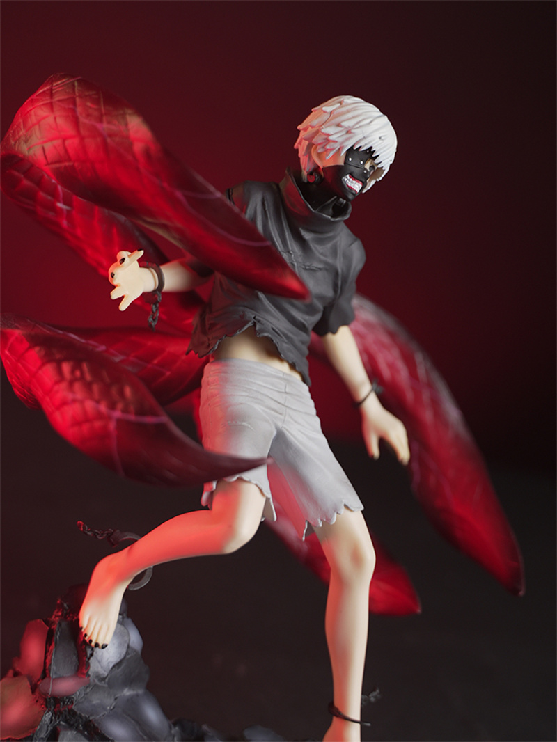 Patung tokoh masker Ken, 22cm  - Tokyo Ghoul Mask ulasan dan harga