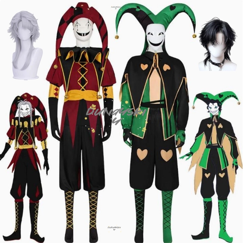 Kostum Badut Pierrot Sirkus, W - Anime And Cosplay Expo 2025 ulasan dan harga