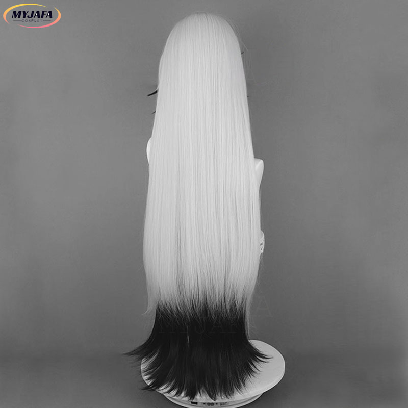 Wig Cosplay Boothill Kualitas  - Anime Cosplay Long Black Hair ulasan dan harga
