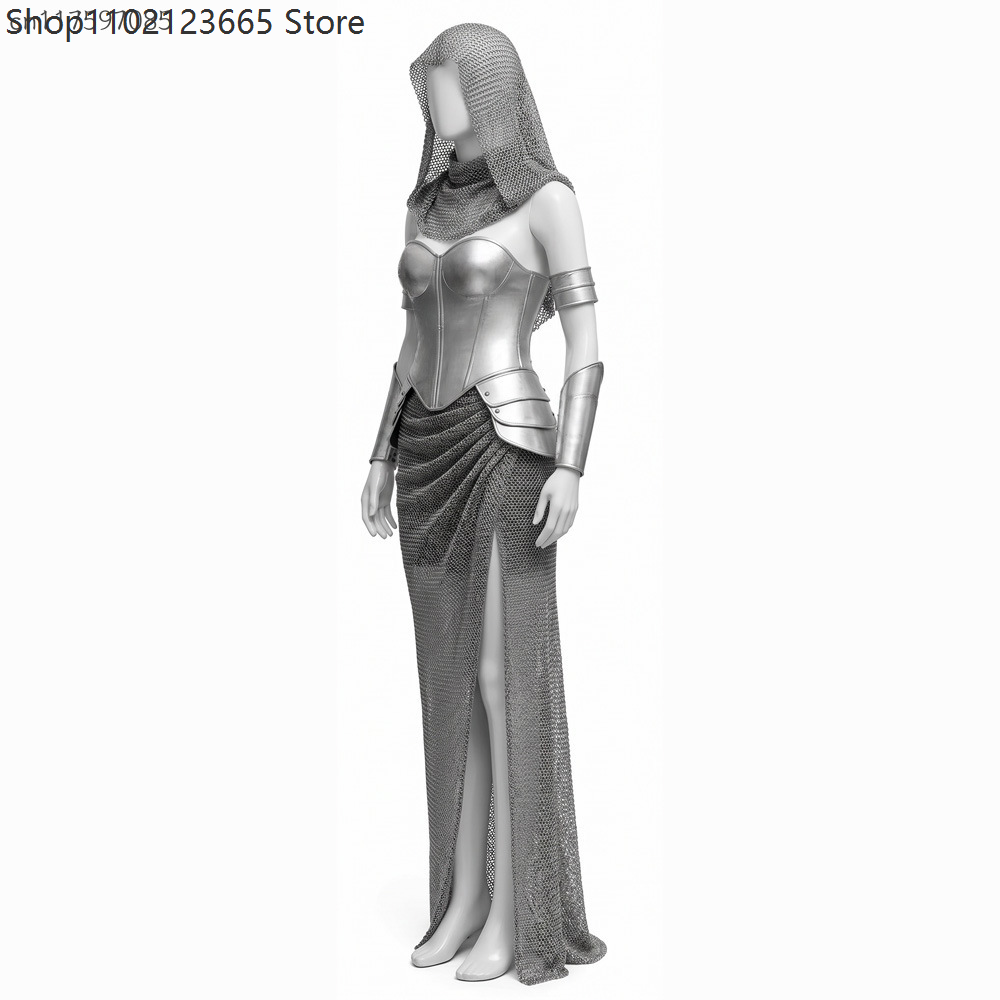 Kostum Cosplay Ksatria Wanita  - Anime Cosplay Armor ulasan dan harga