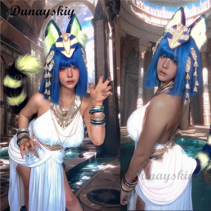 Kostum Cosplay Ratu Mesir Ankh - Egypt Cosplay Anime ulasan dan harga