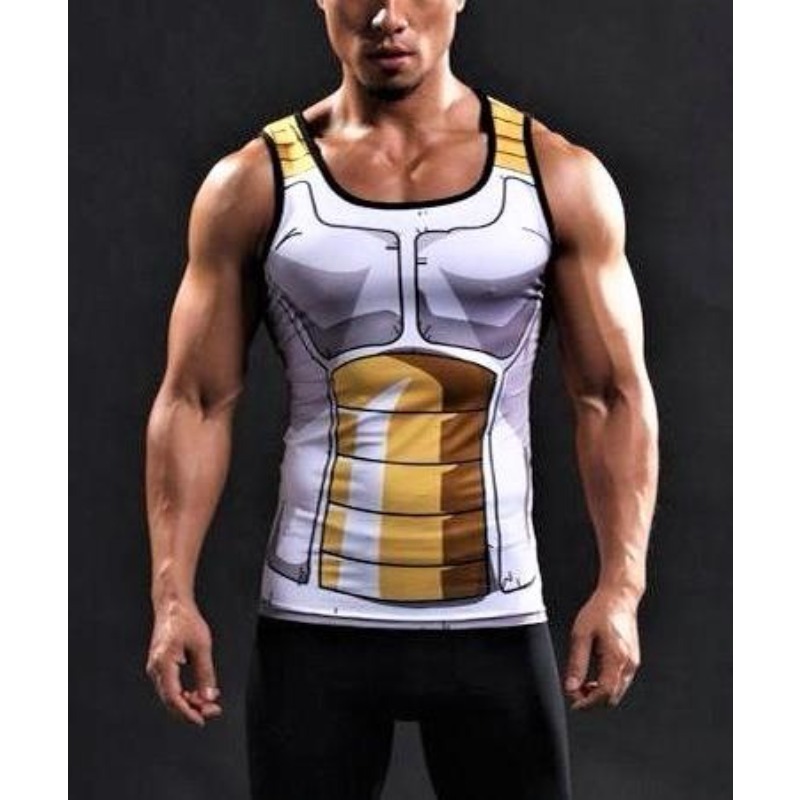 Tank Top Anime Dragon Ball Z V - Dragon Ball Saiyan Armor ulasan dan harga