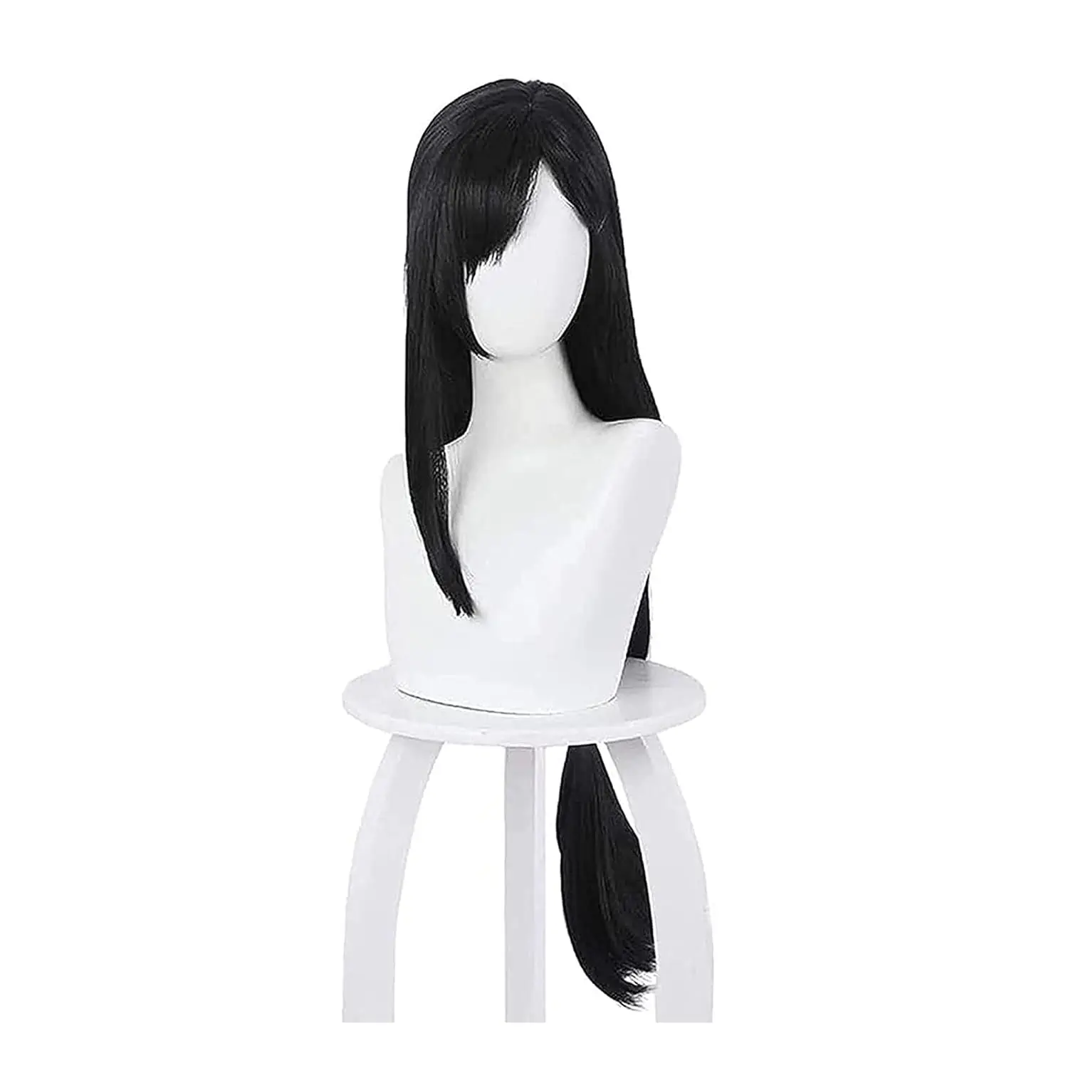 Wig Cosplay Tifa Lockhart Ramb - Anime Cosplay Long Black Hair ulasan dan harga