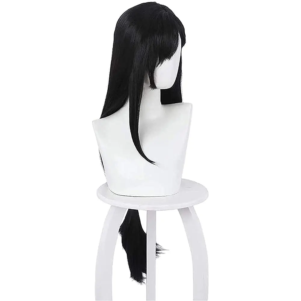 Wig Cosplay Tifa Lockhart Ramb - Anime Cosplay Long Black Hair ulasan dan harga