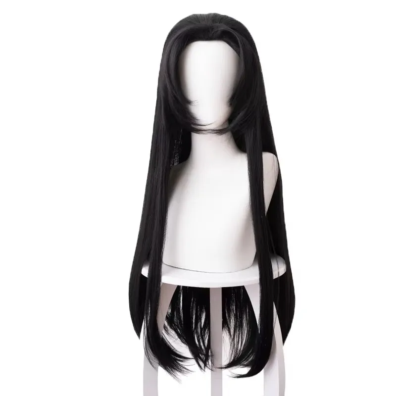 Wig Anime Kochou Kanae Kimetsu - Anime Cosplay Long Black Hair ulasan dan harga