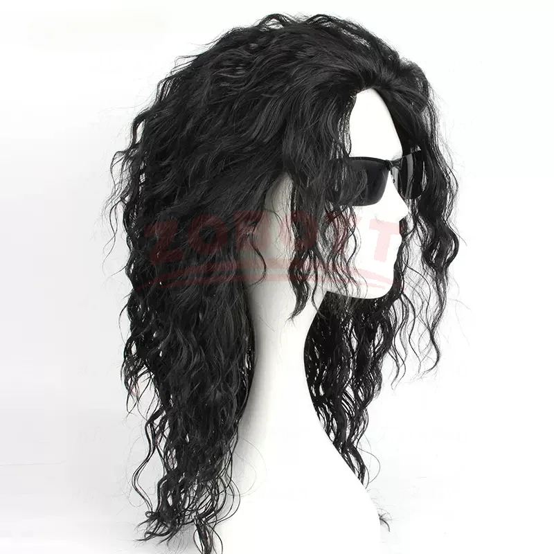 Cosplay Anime Michael Jackson, - Anime Cosplay Long Black Hair ulasan dan harga