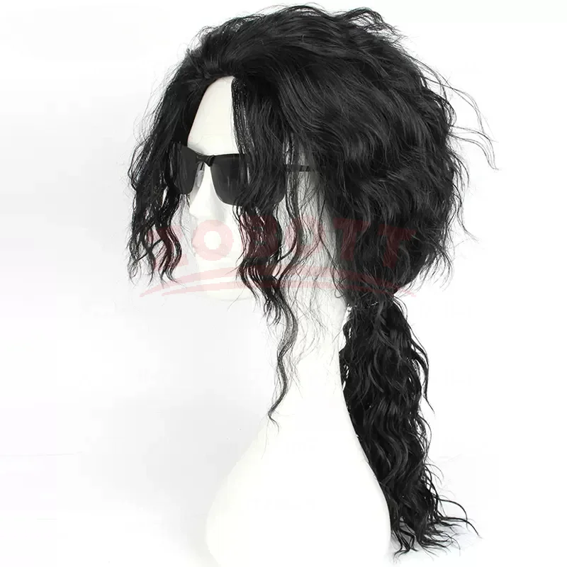 Cosplay Anime Michael Jackson, - Anime Cosplay Long Black Hair ulasan dan harga