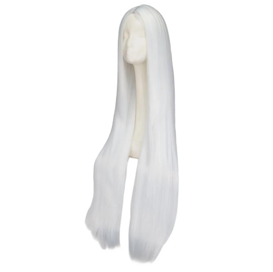 Wig panjang hitam putih 100CM/ - Anime Cosplay Long Black Hair ulasan dan harga