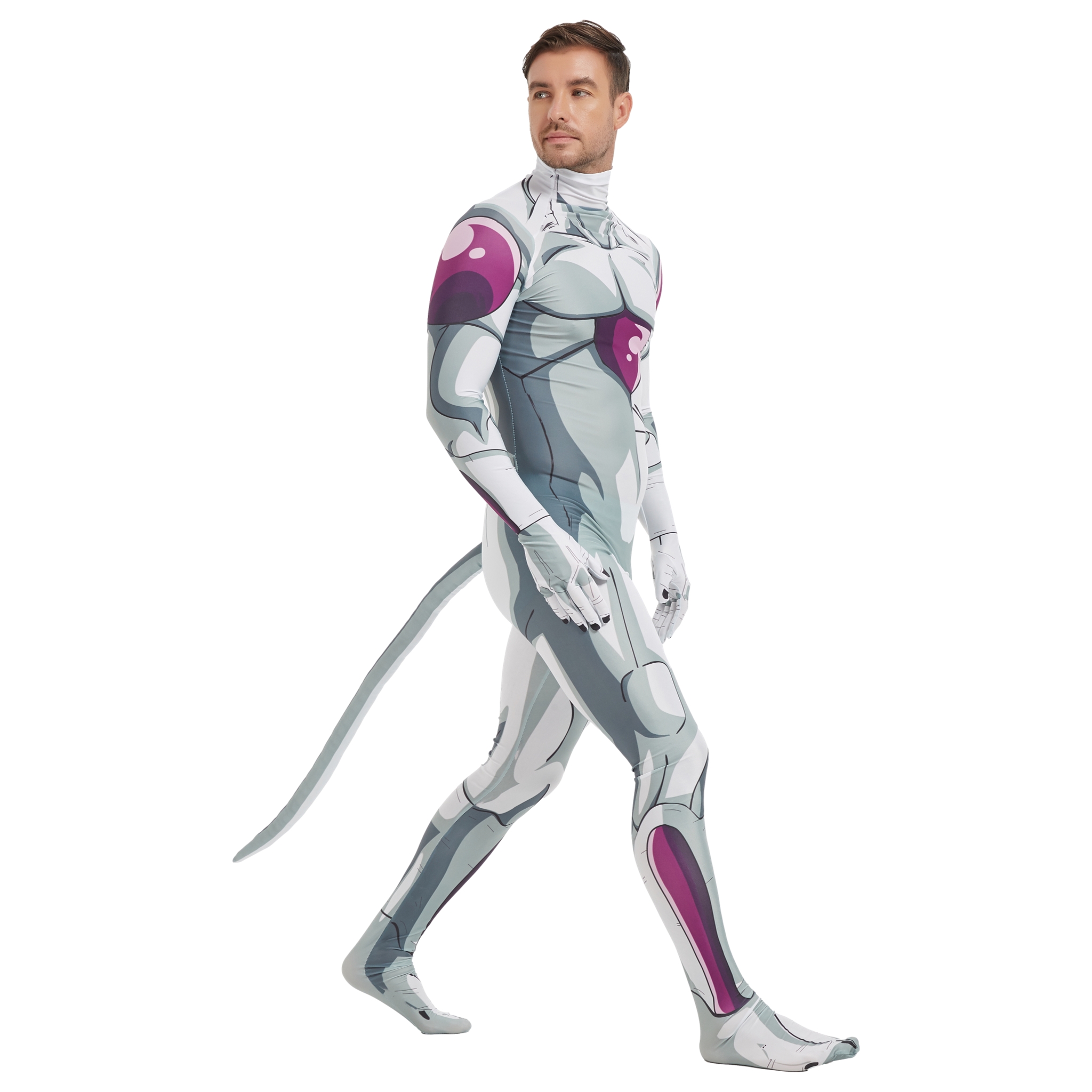 Setelan Cosplay Frieza, jumpsu - Dragon Ball Saiyan Armor ulasan dan harga